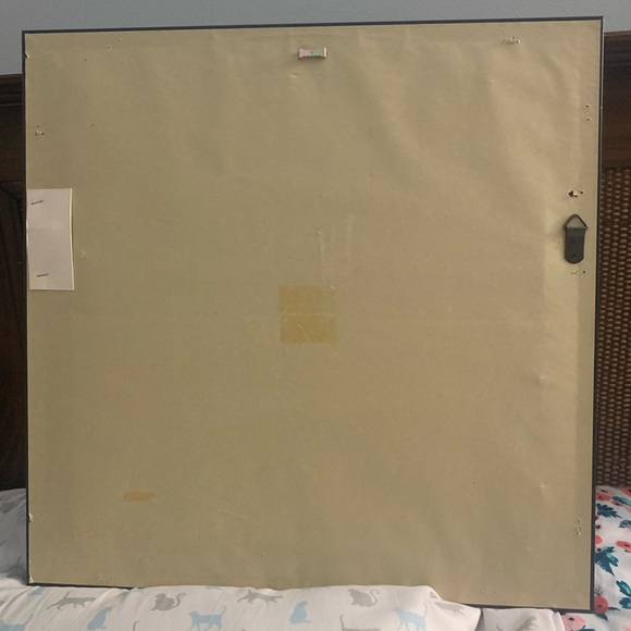 Vintage floral print in bronze frame - Picture 7 of 7